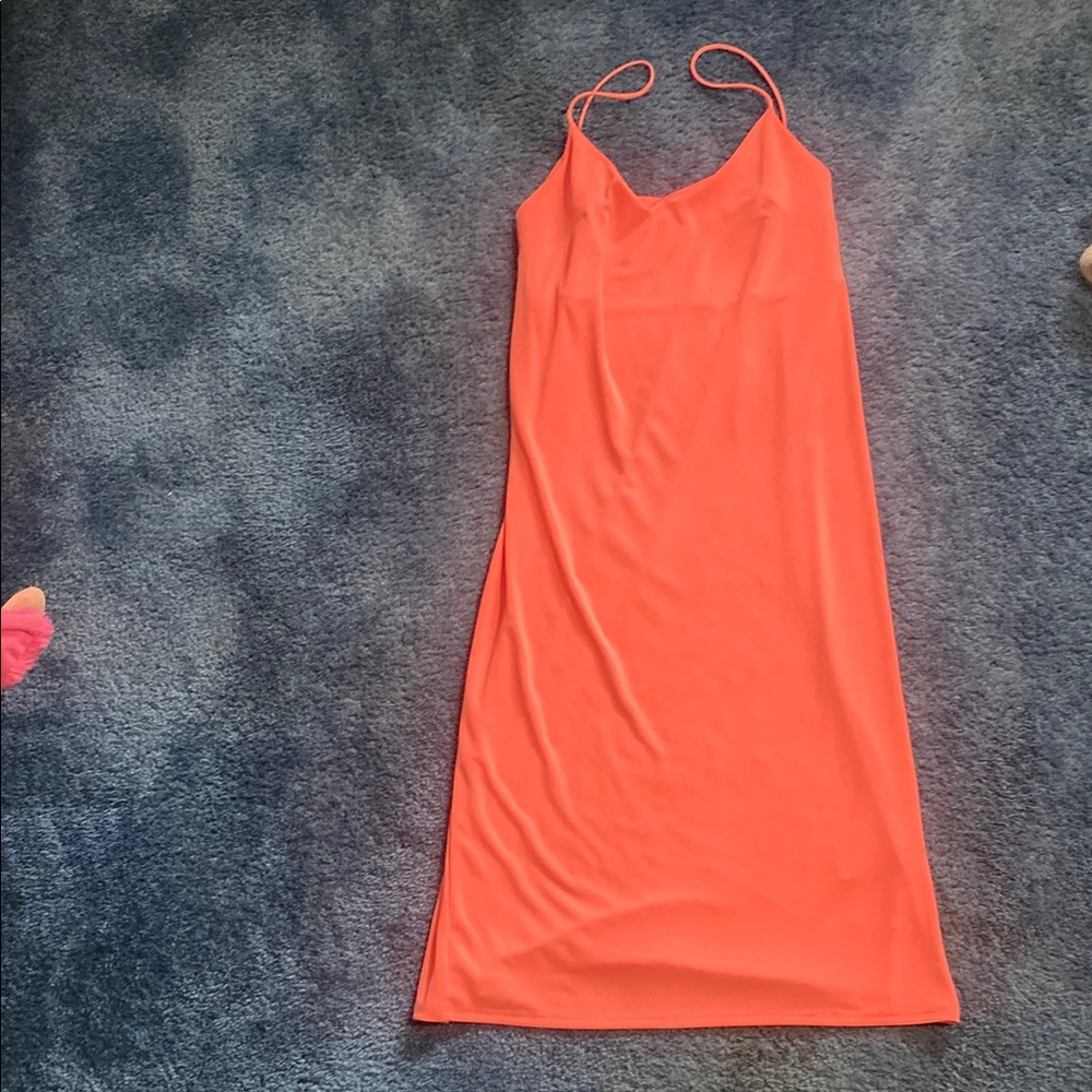 Vibrant pink  Slip Dress